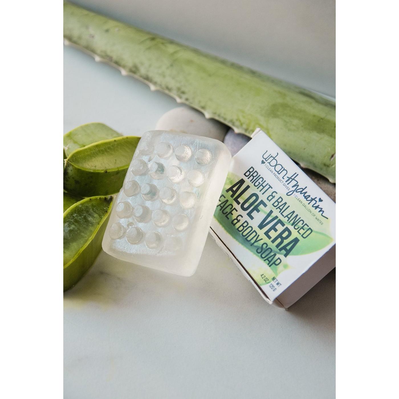 Aloe Vera Leaf Face & Body Bar Soap