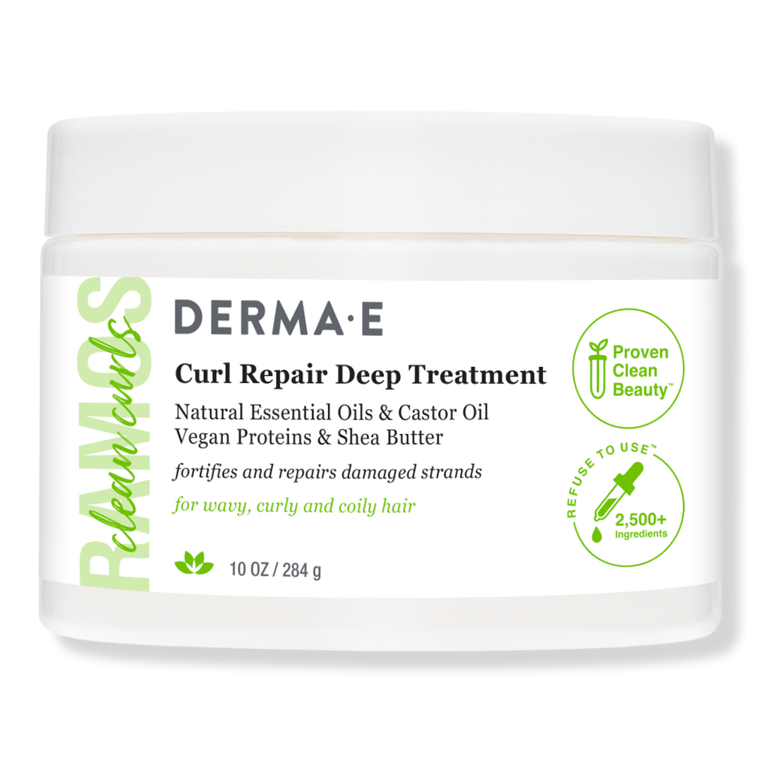 DERMA E Alba Ramos Clean Curls Curl Repair Deep Treatment Mask #1