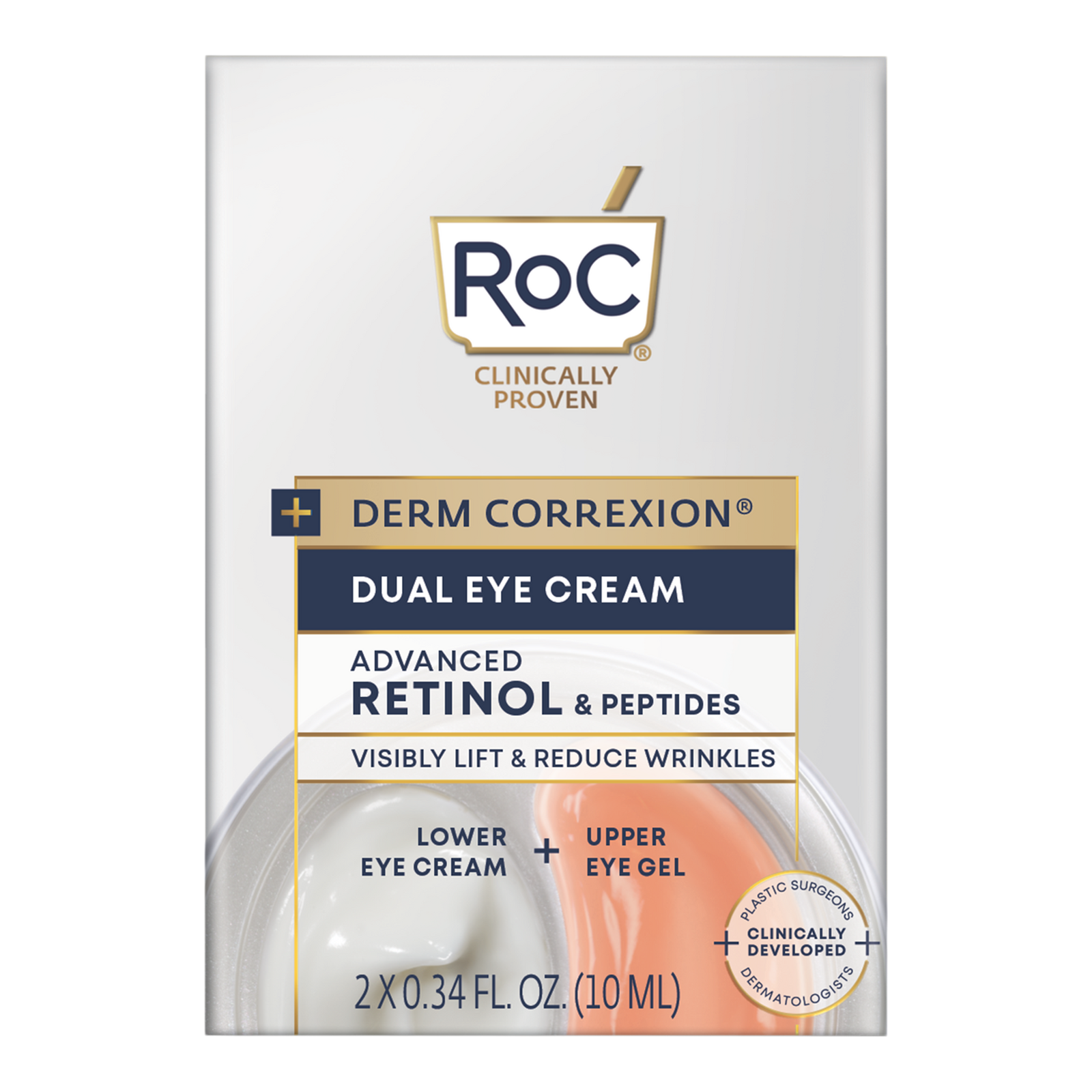 Derm Correxion Dual Eye Cream with Advanced Retinol + Peptides