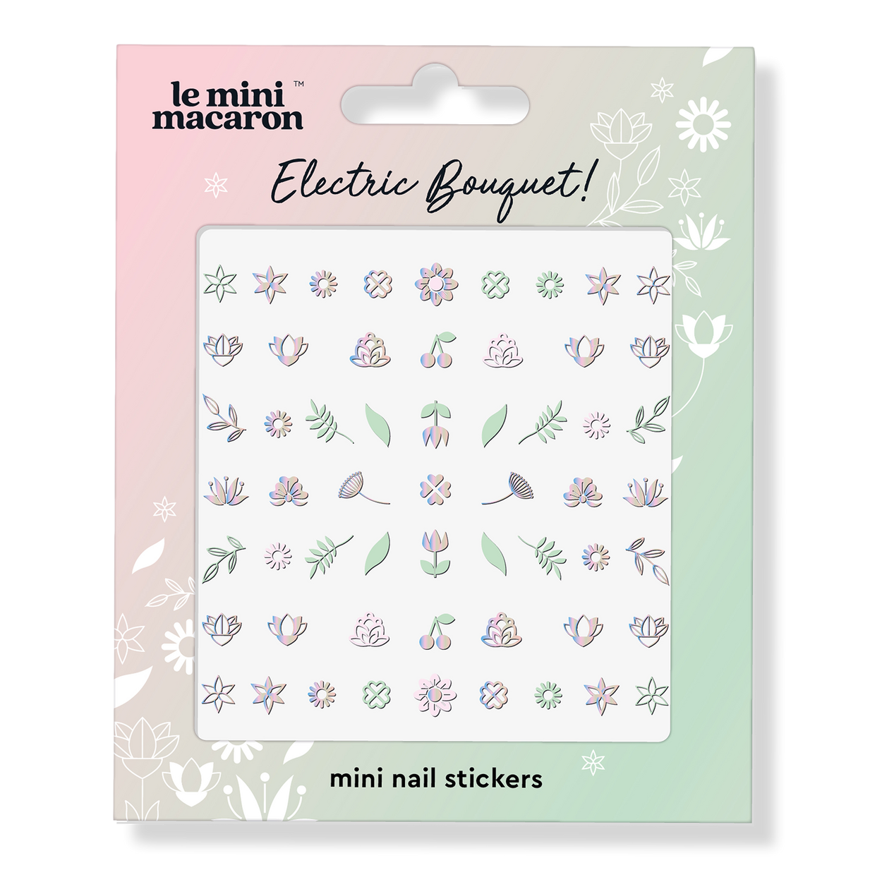 Mini Nail Stickers - Electric Bouquet Edition - Le Mini Macaron | Ulta  Beauty