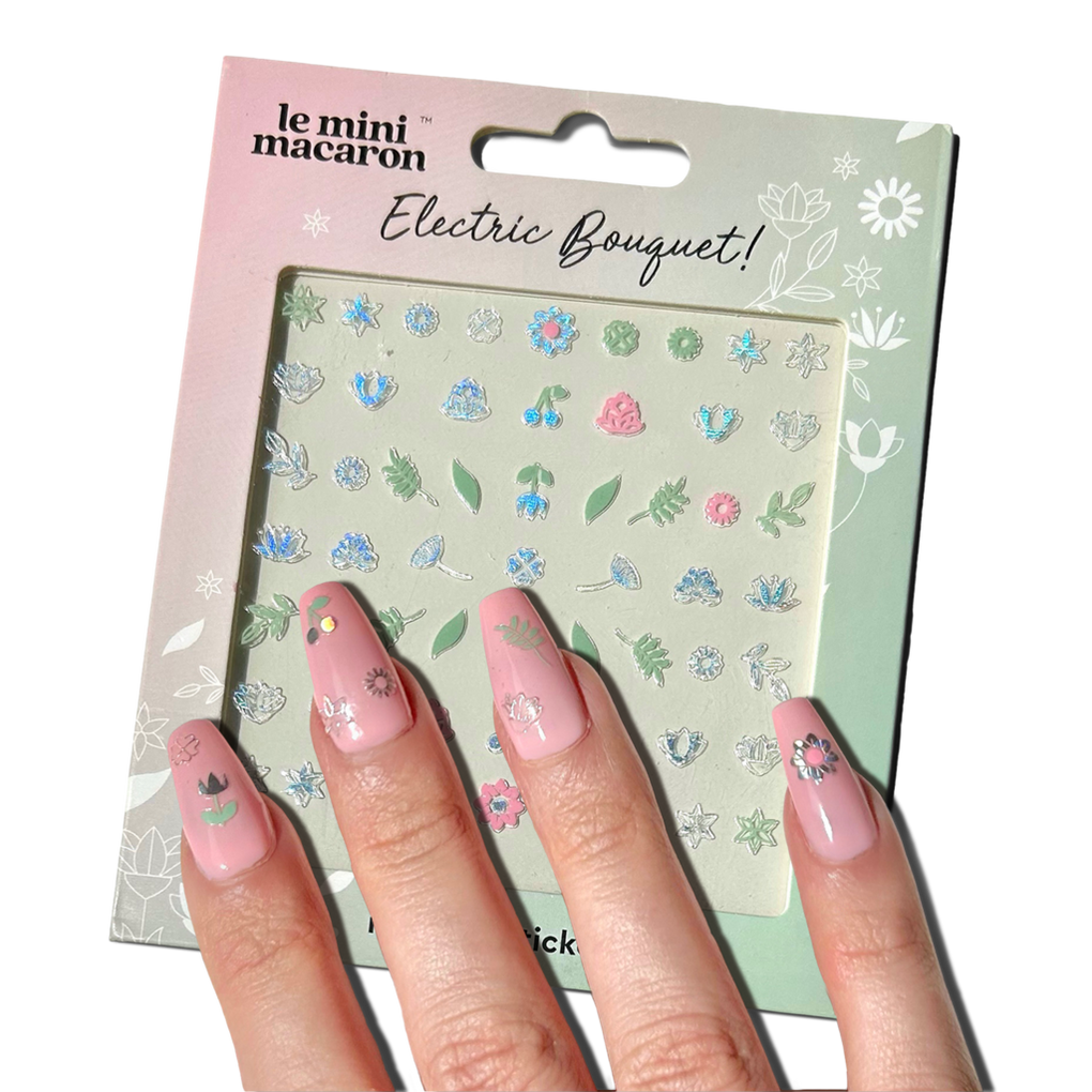 Macaron Color Series Nail Art Stickers Little Monster - Temu