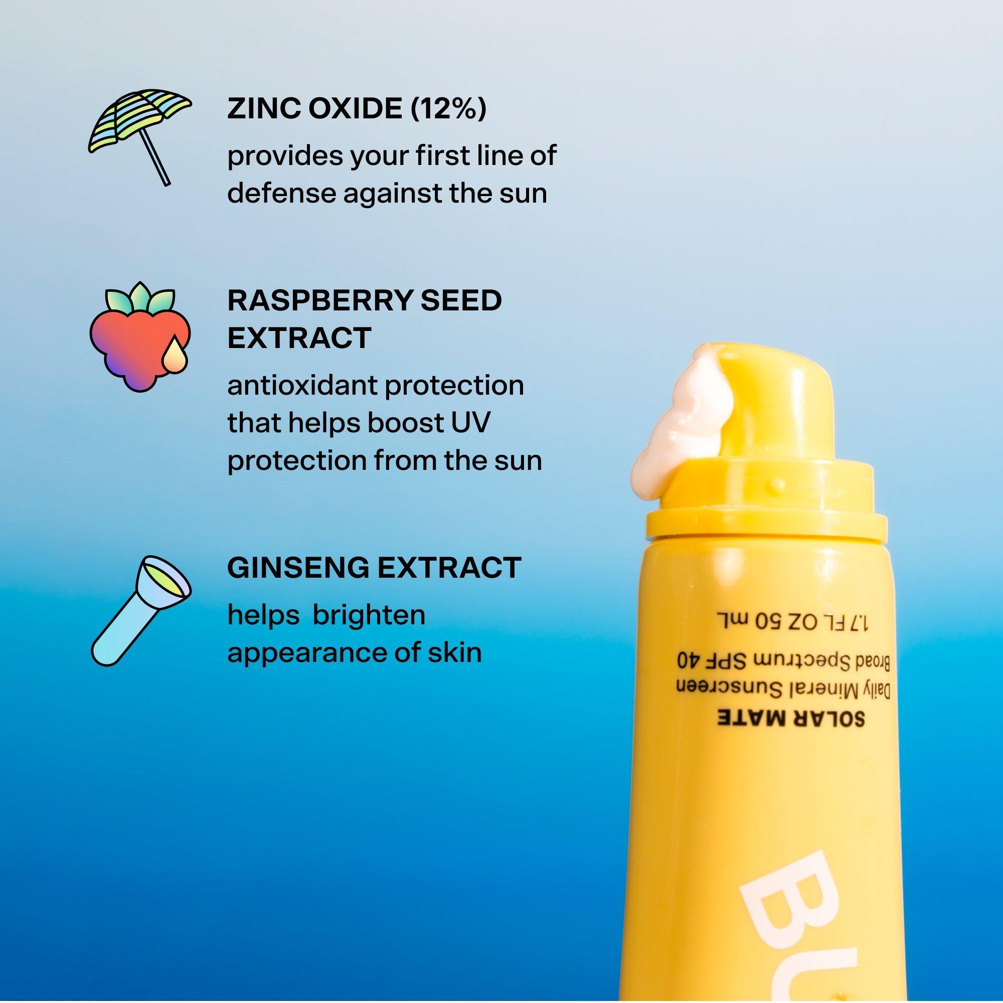 Ежедневный минеральный солнцезащитный крем Bubble Solar Mate SPF 40 — фото 3