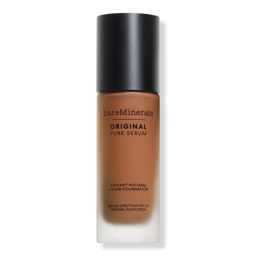 Bareminerals Original Pure Serum Radiant Natural Liquid Foundation Mineral Spf 20 - Deep Warm 5