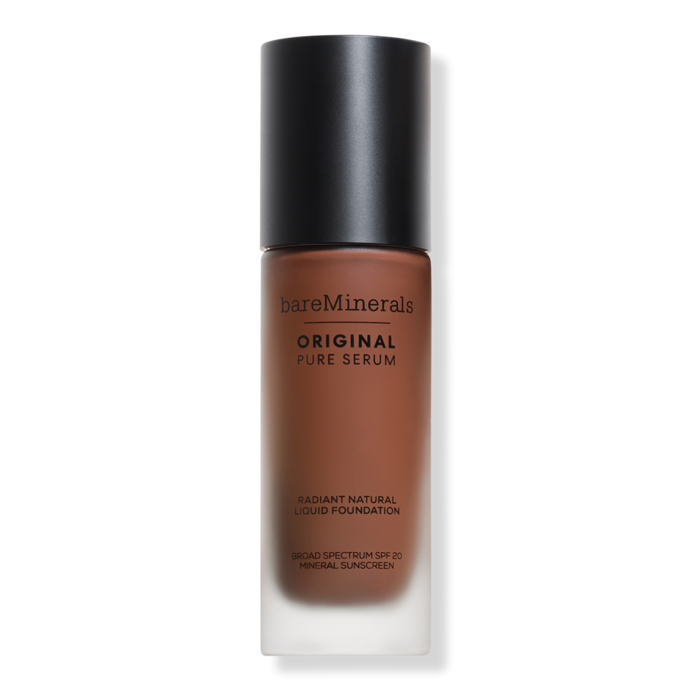 Bareminerals Original Pure Serum Radiant Natural Liquid Foundation Mineral Spf 20 - Deep Cool 6
