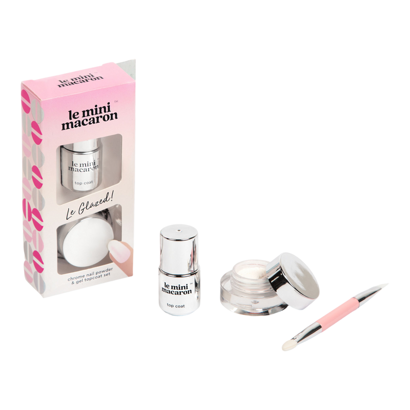 Le Mini Macaron - Le Glazed! Chrome Nail Powder Set | Ulta Beauty