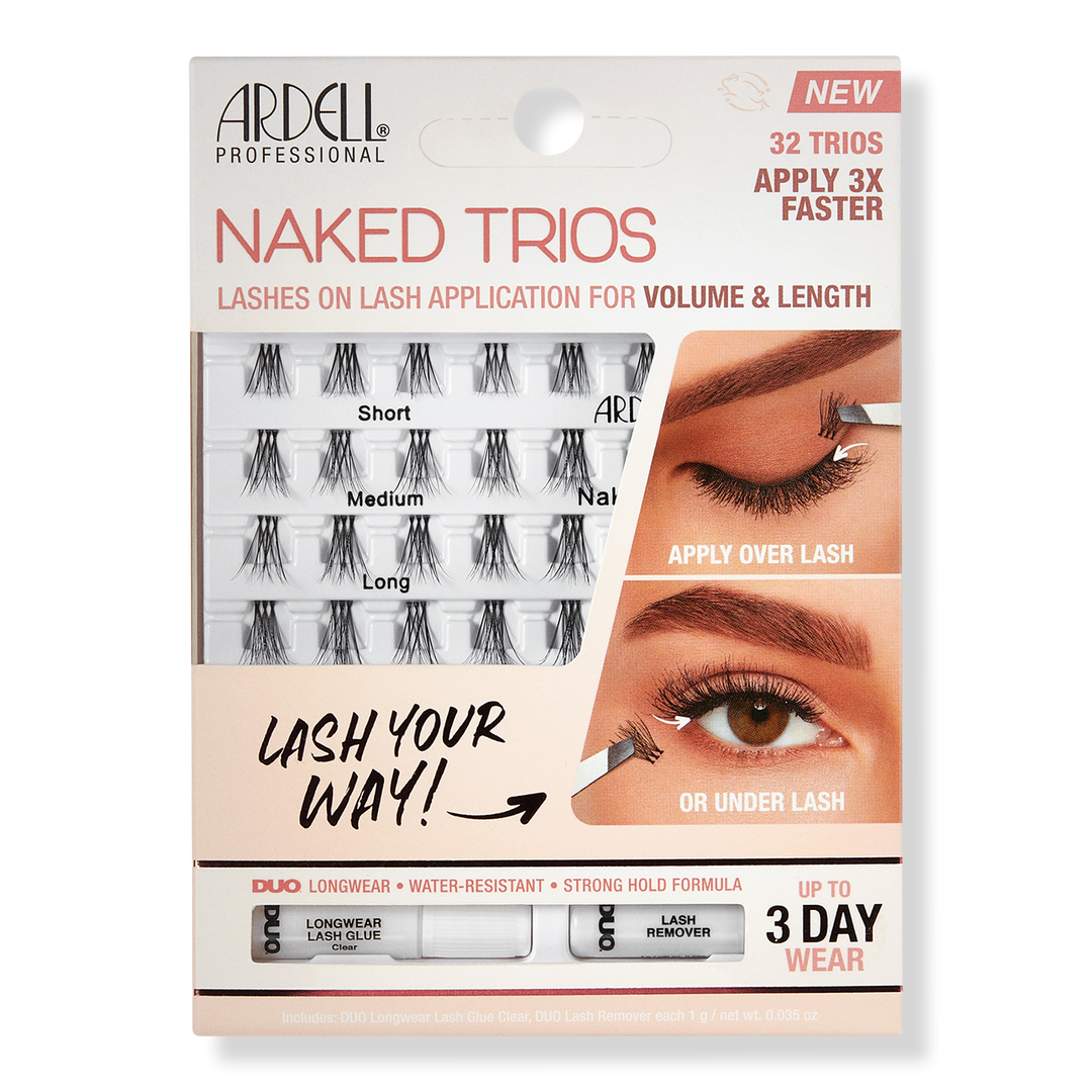 Ardell Naked Lash Trios + Adhesive Kit #1