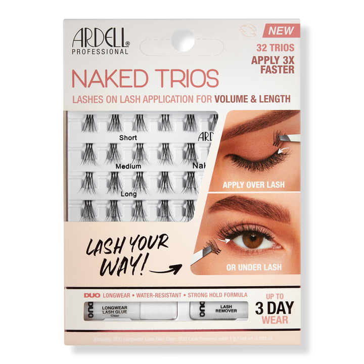 Ardell Naked Lash Trios + Adhesive Kit #1
