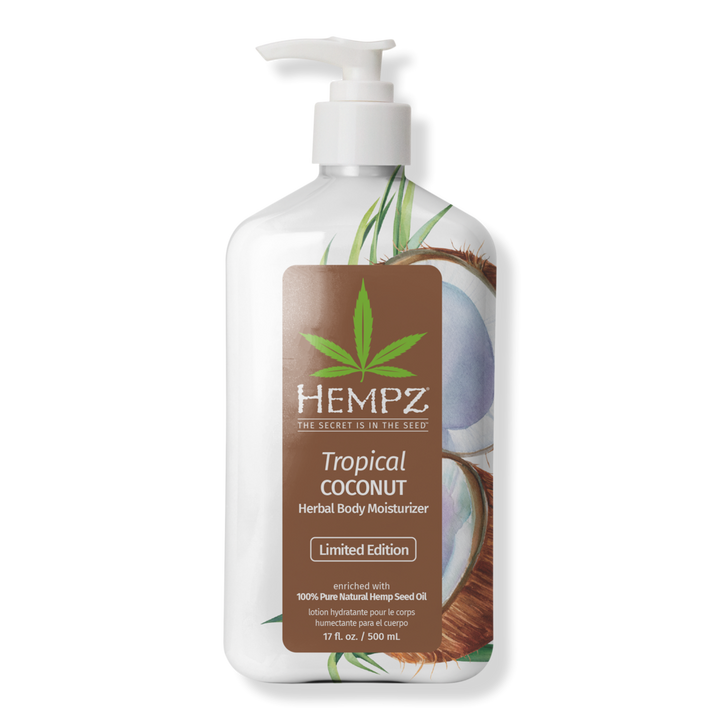 Limited Edition Tropical Coconut Herbal Body Moisturizer Hempz Ulta
