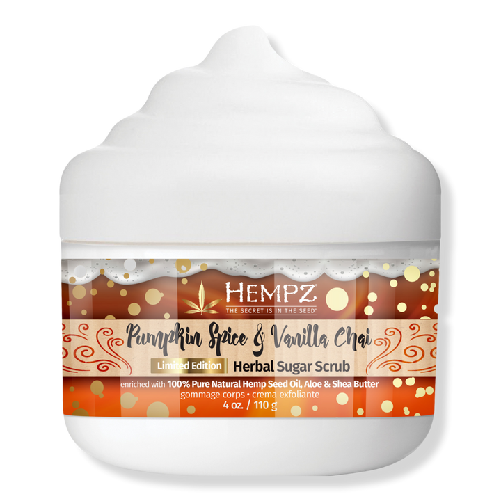 Hempz Limited Edition Pumpkin Spice & Vanilla Chai Herbal Sugar Scrub #1