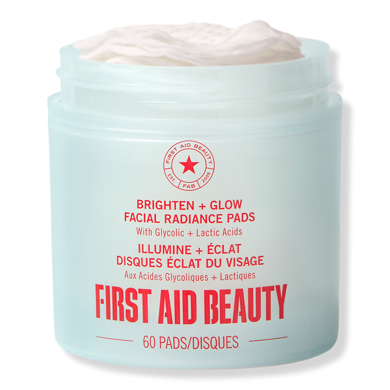 First Aid Beauty - 60 ct Facial Radiance Pads with Glycolic +