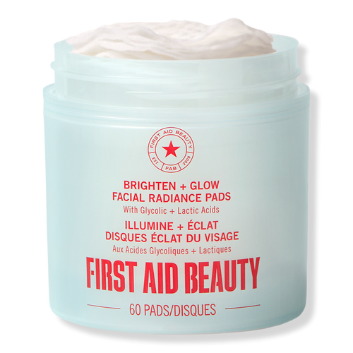 First Aid Beauty - 60 ct Facial Radiance Pads with Glycolic +