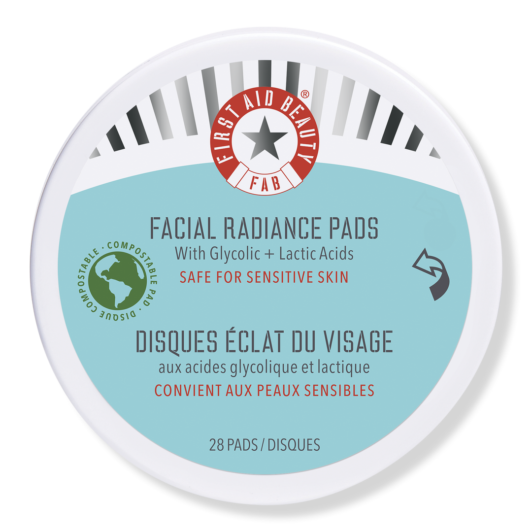 First Aid Beauty Travel Size Facial Radiance Pads with Glycolic + Lactic Acids #1