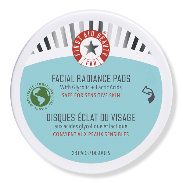 First Aid Beauty Travel Size Facial Radiance Pads with Glycolic + Lactic Acids #1