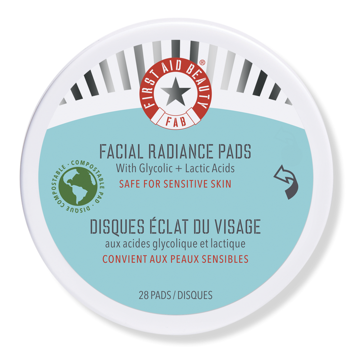 First Aid Beauty Travel Size Facial Radiance Pads with Glycolic + Lactic Acids #1