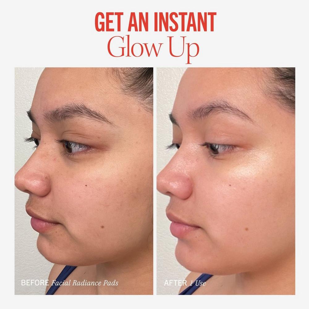 Travel Size Facial Radiance Pads with Glycolic + Lactic Acids