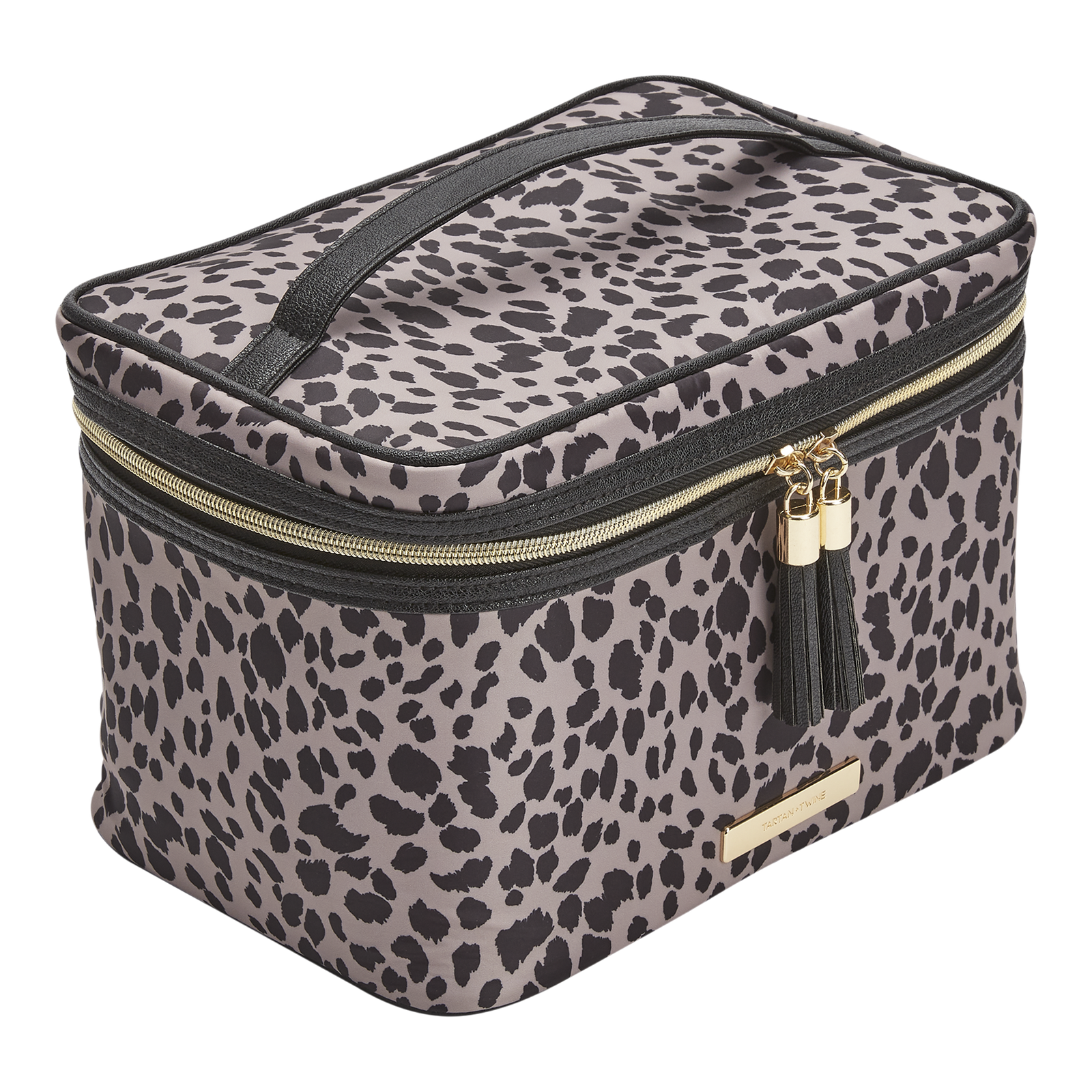 Cheetah Charm Deluxe Train Case