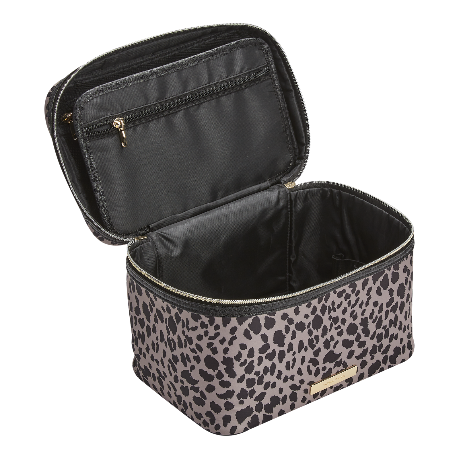 Cheetah Charm Deluxe Train Case
