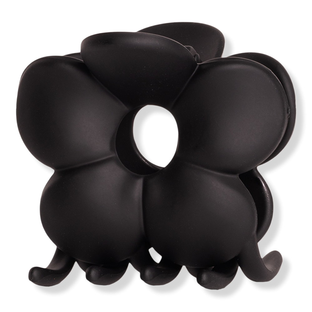 Inh Full Bloom Claw Clip - Matte Black In Black