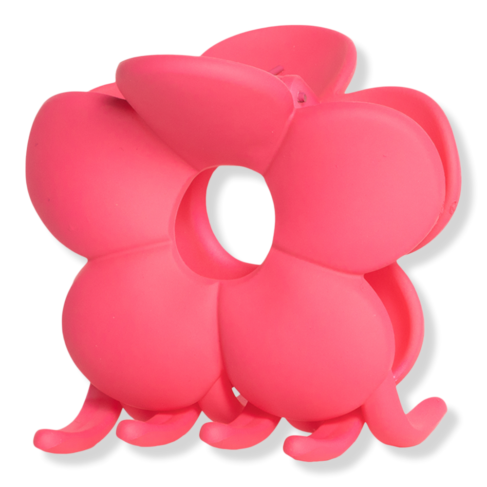 Inh Full Bloom Claw Clip - Hot Pink In Pink