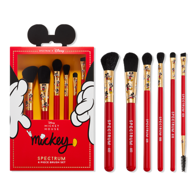 Spectrum Madcap Mickey 6-Piece Makeup Brush Set