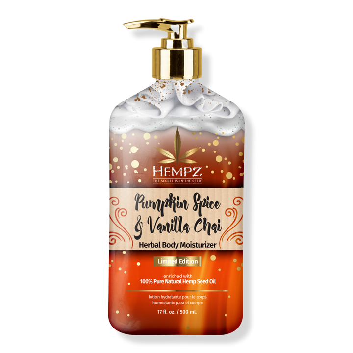 Hempz Limited Edition Pumpkin Spice & Vanilla Chai Herbal Body Moisturizer #1