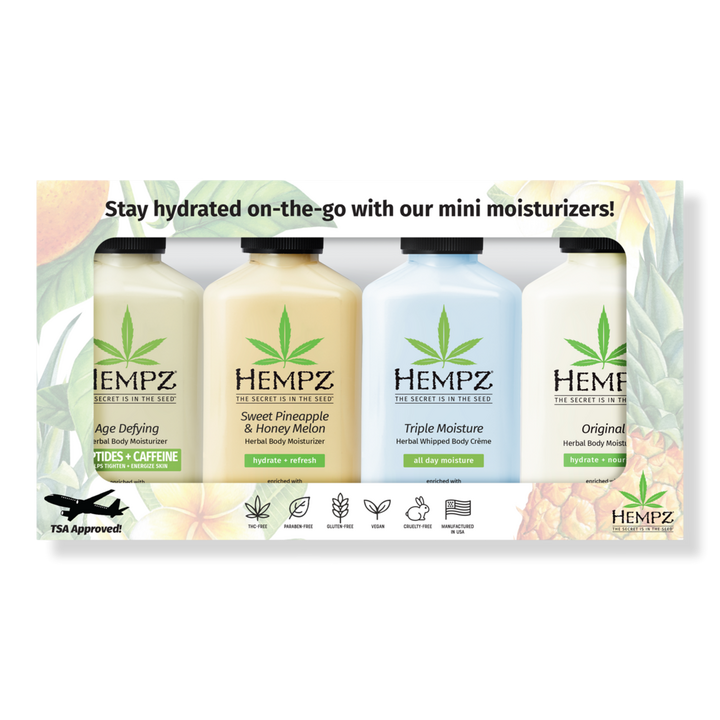 Hempz Hempz Minis Herbal Body Moisturizer Favorite 4 Pack #1