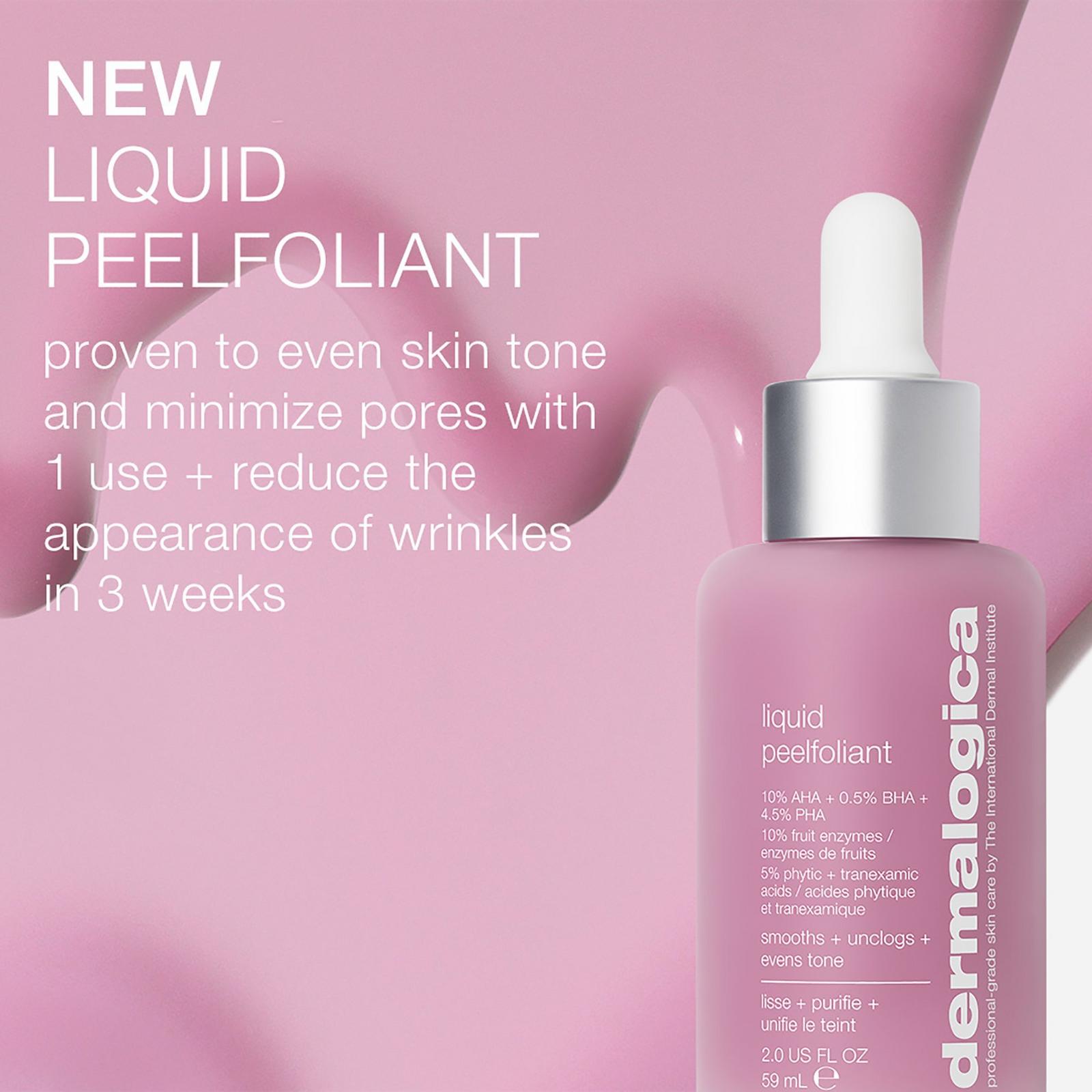 Liquid Peelfoliant Exfoliator with AHA BHA & PHA