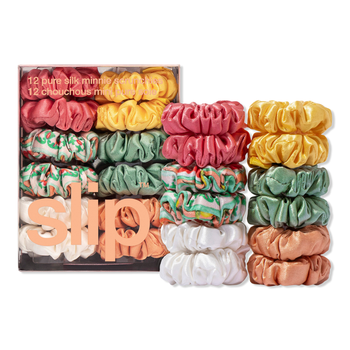 Slip Italian Summer Pure Silk Mini Scrunchies #1