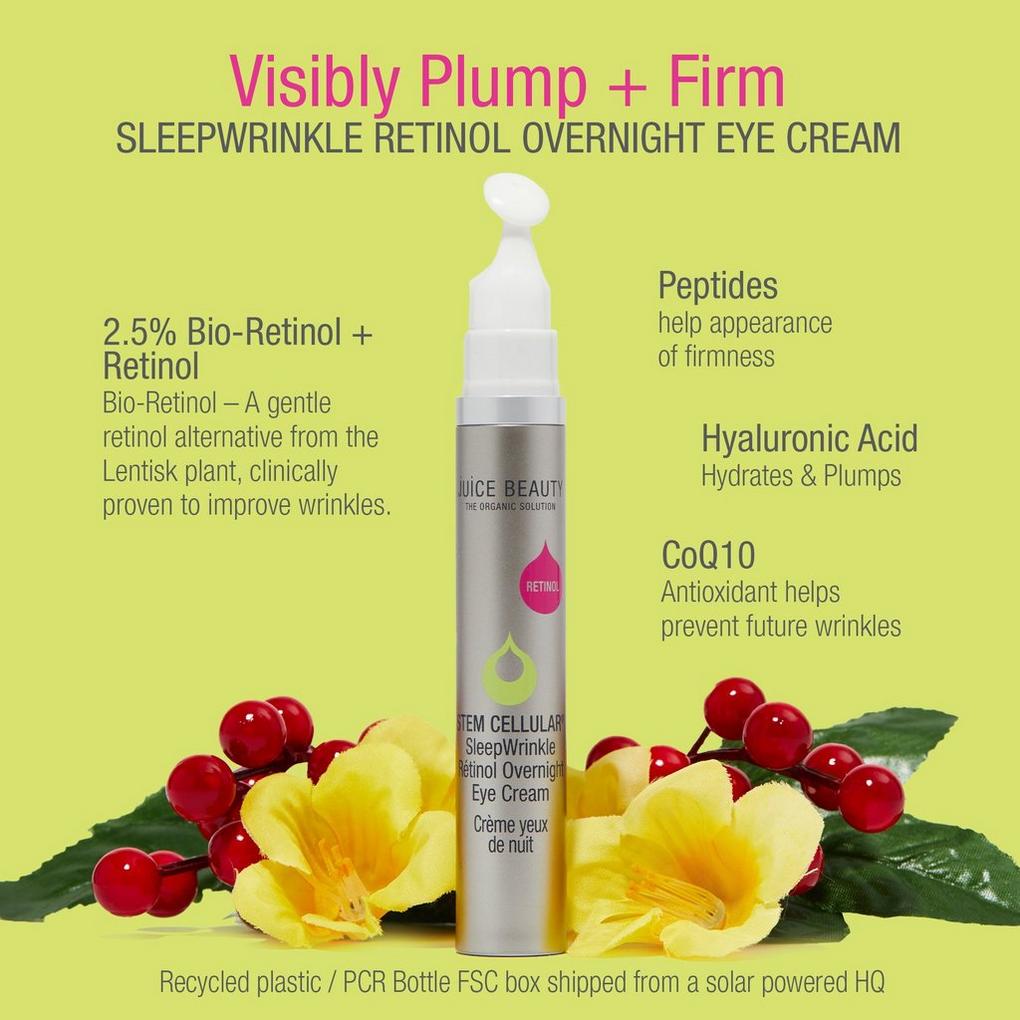 Juice Beauty Stem Cellular SleepWrinkle Retinol Overnight Eye Cream