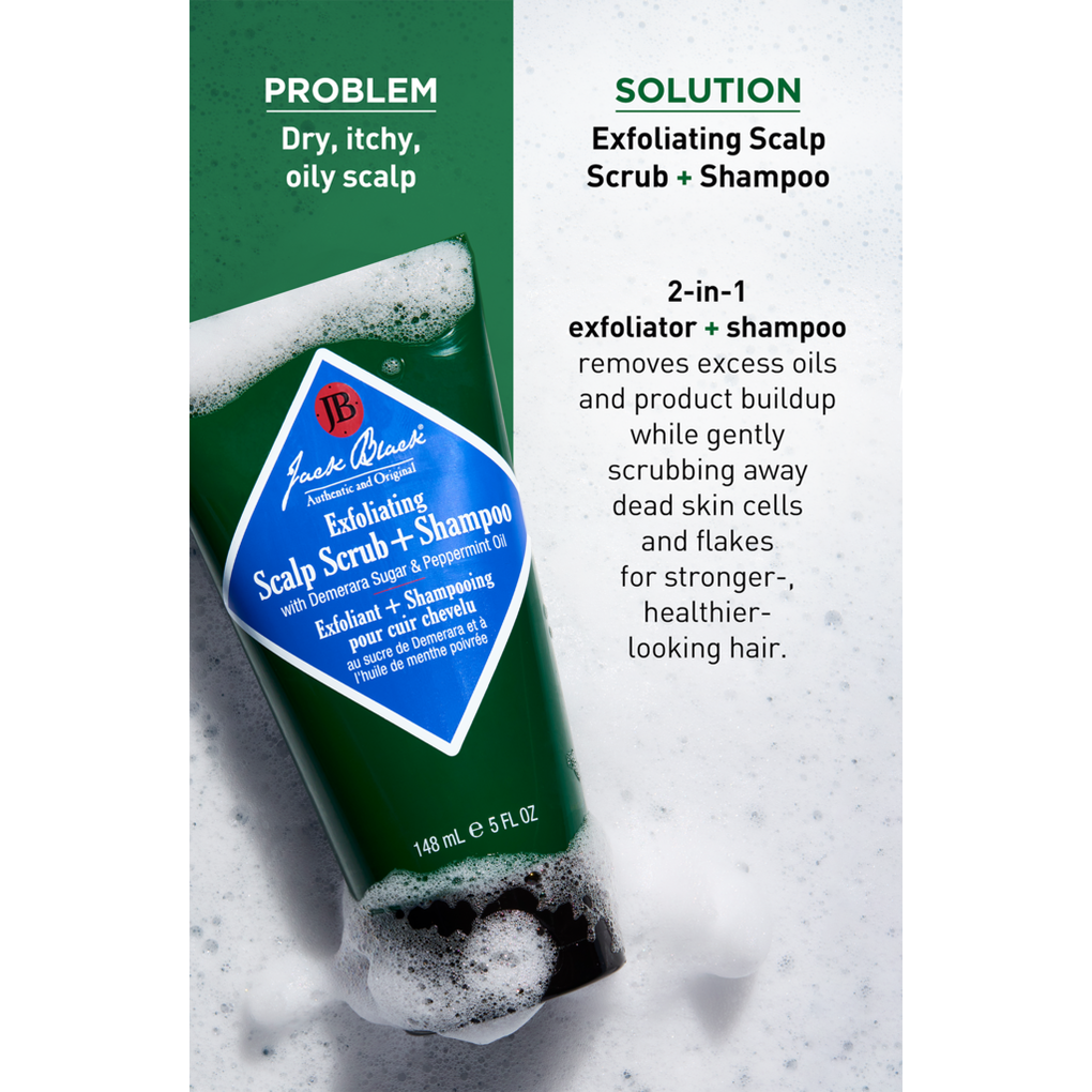 Exfoliating Scalp Scrub + Shampoo