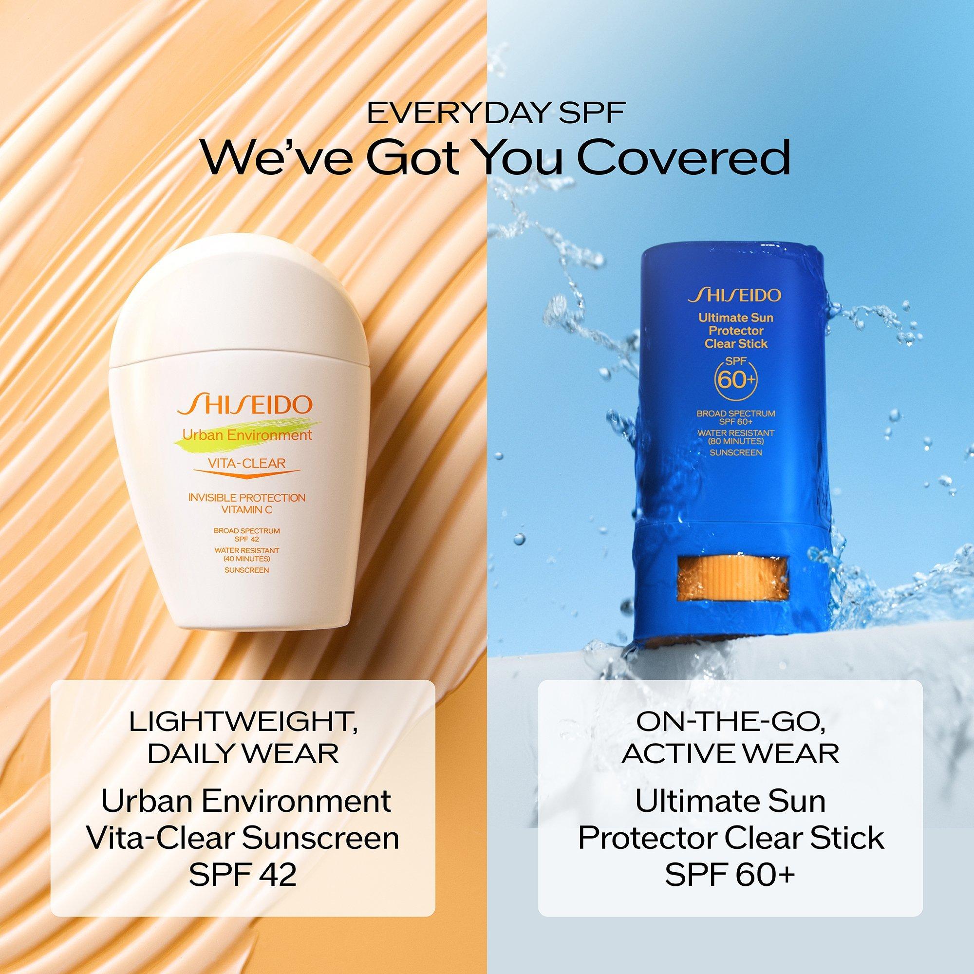 Солнцезащитный крем с витаминами SPF 42 Shiseido Urban Environment Vita-Clear — фото 5