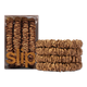 Copper Pure Silk Skinny Scrunchies