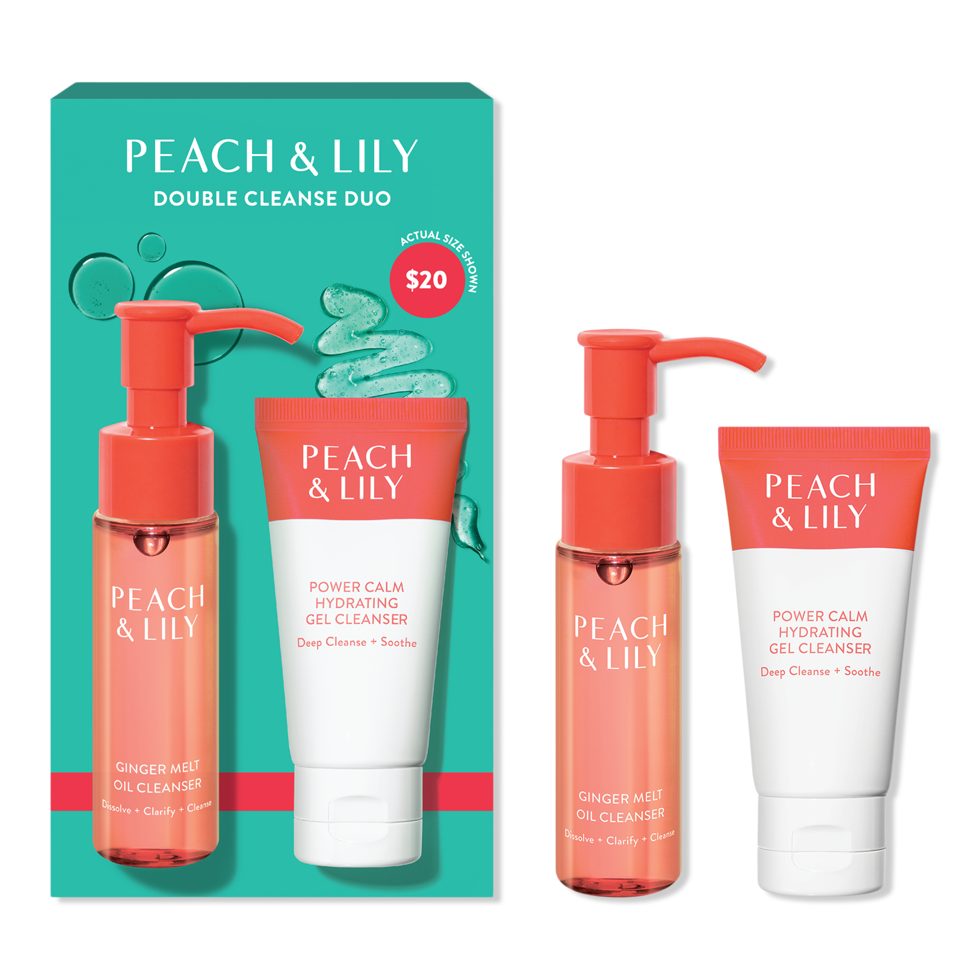 PEACH & LILY Double Cleanse Travel Size Duo #1