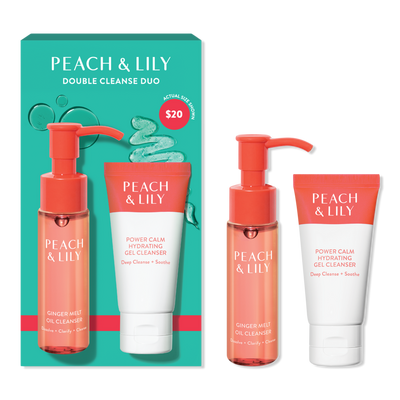 PEACH & LILY Double Cleanse Travel Size Duo