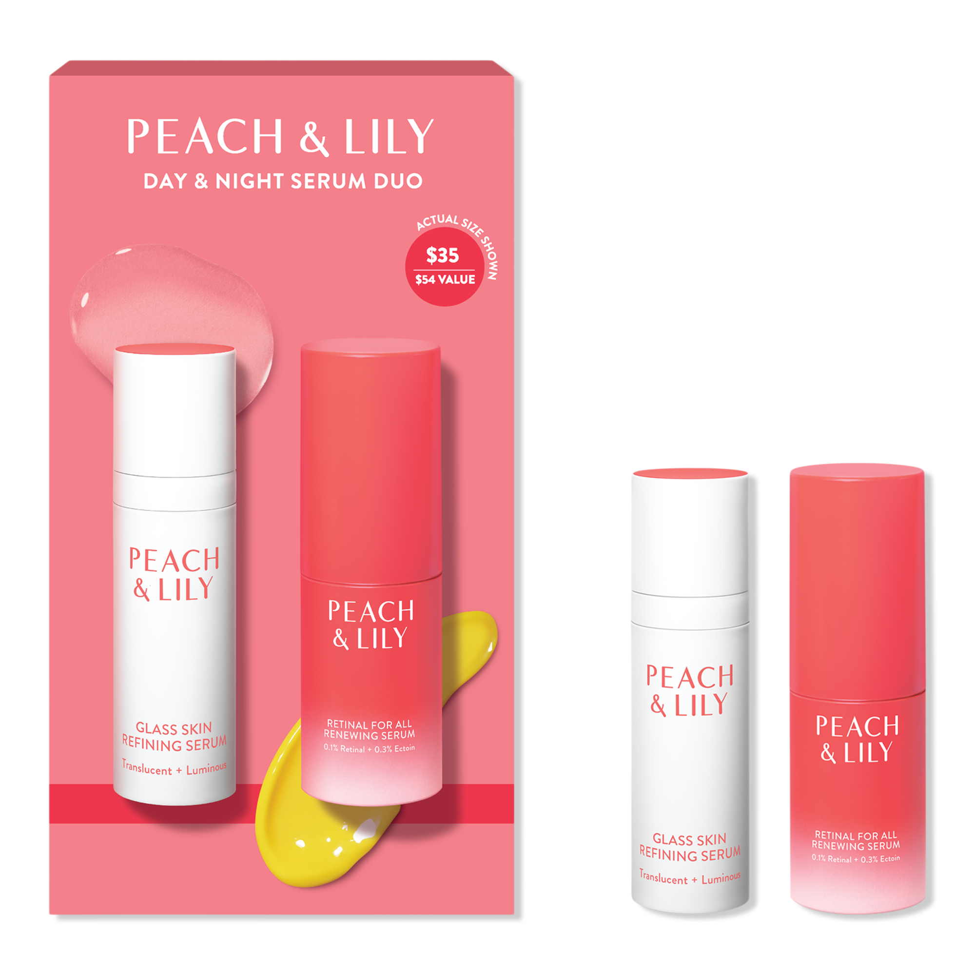 PEACH & LILY Day & Night Serum Travel Size Duo #1