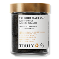 24K Gold Black Soap Luxury Butter Impurity Cleanser