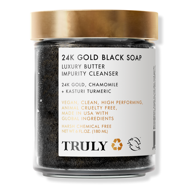 Truly 24K Gold Black Soap Luxury Butter Impurity Cleanser #1