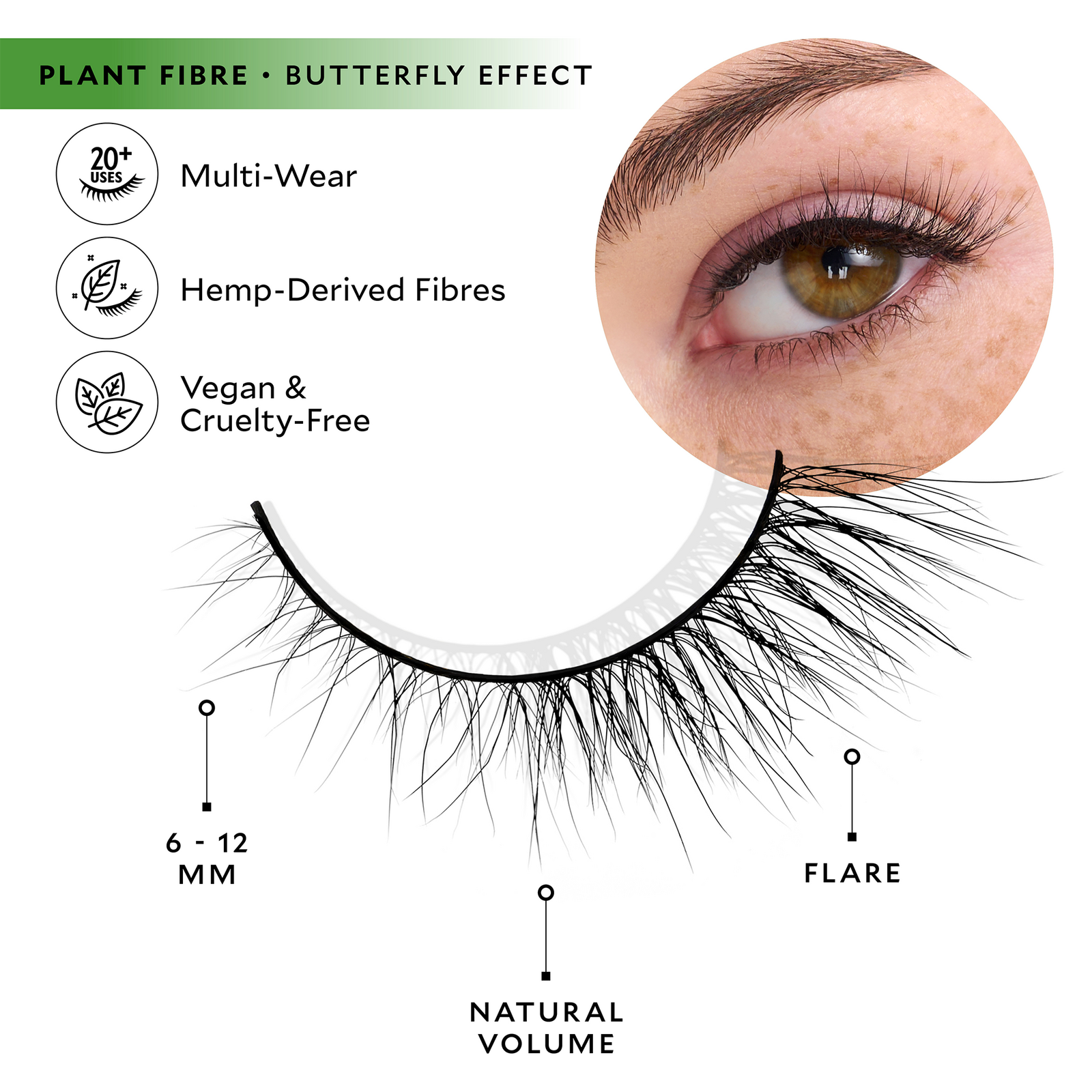 Butterfly Effect Plant Fibre Natural False Lashes