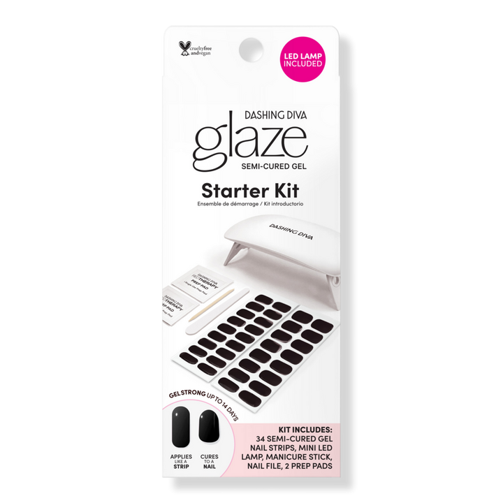 Dashing Diva Real Black Glaze Starter Kit #1