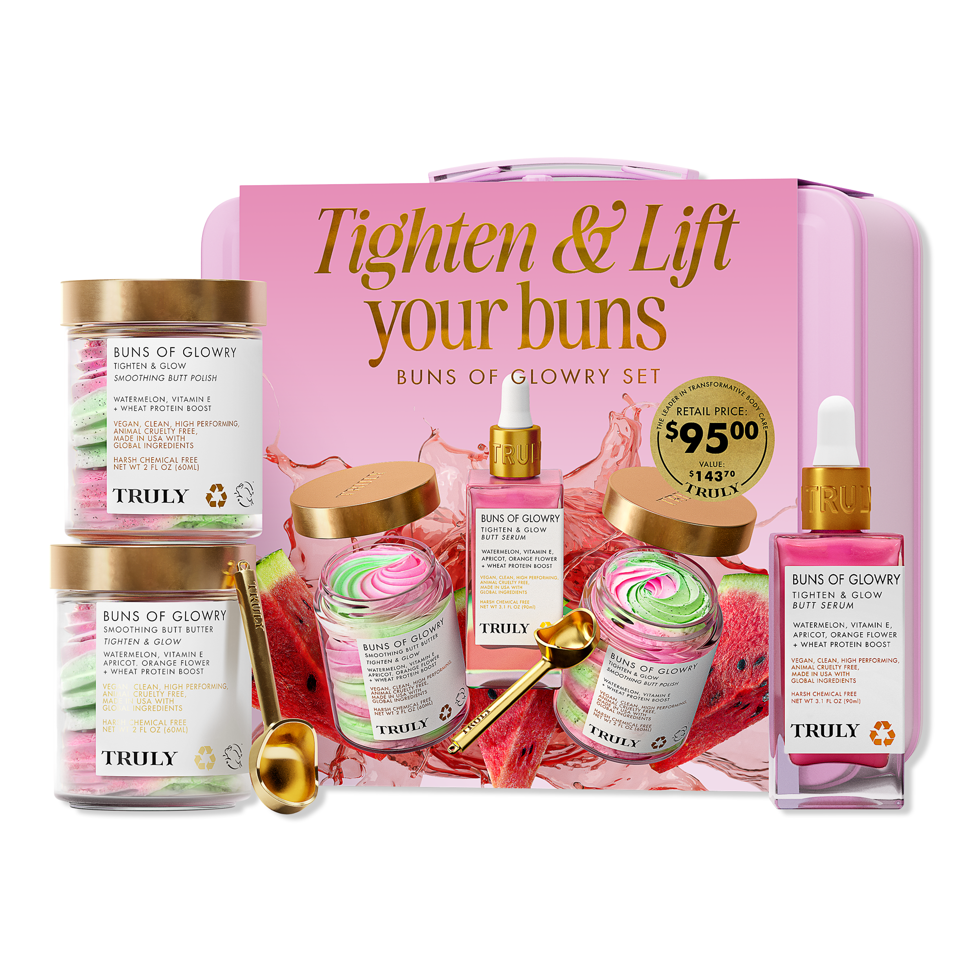 Truly Tighten & Lift Your Buns Buns of Glowry Set #1