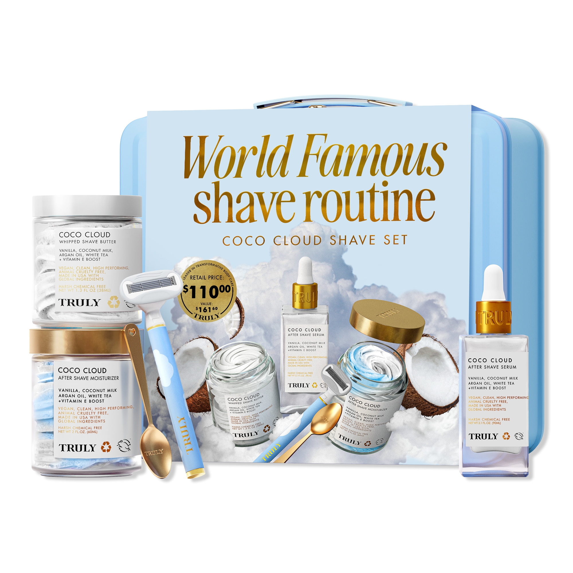 Truly Coco Cloud Shave Set #1