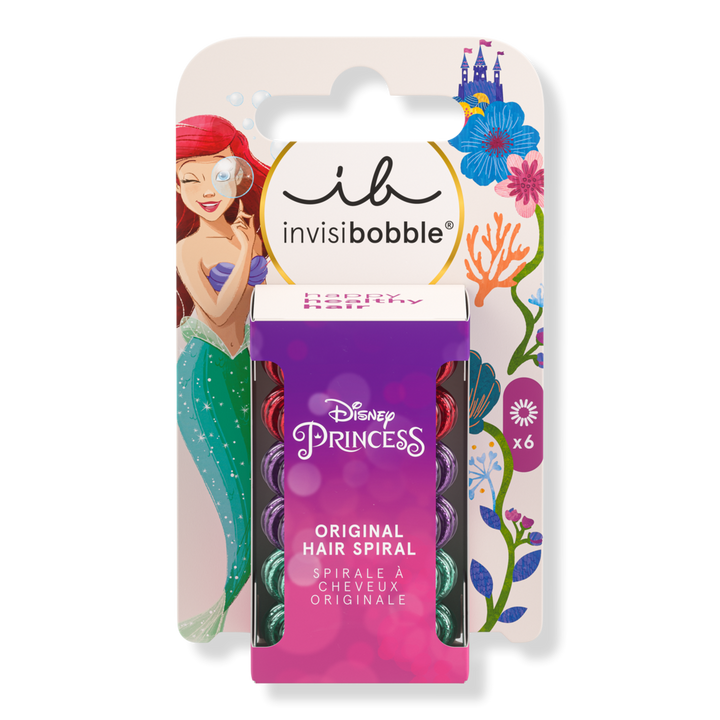 KIDS ORIGINAL Spiral Hair Tie Value Pack Disney Princess Ariel