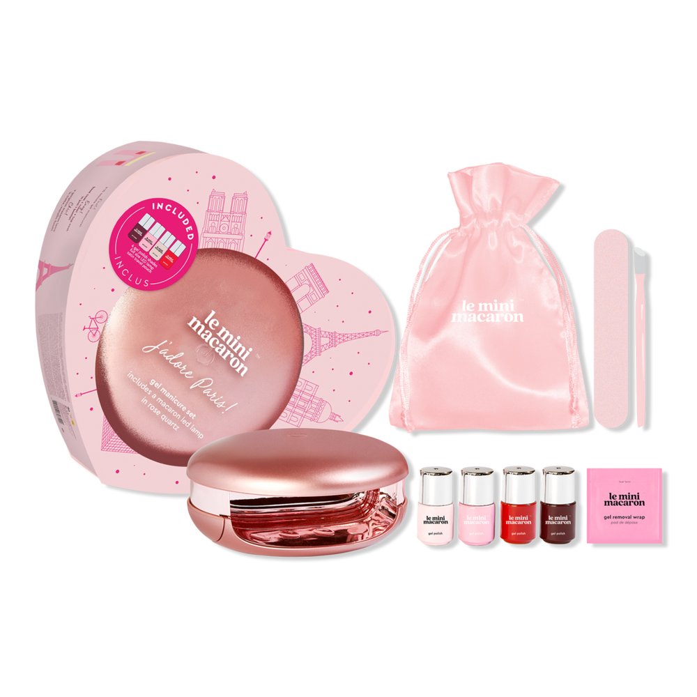 Le Mini Macaron J'adore Paris! Deluxe Gel Manicure Set