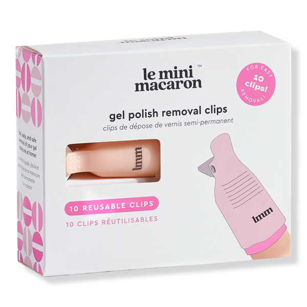 Le Mini Macaron Reusable Gel Polish Removal Clips #1