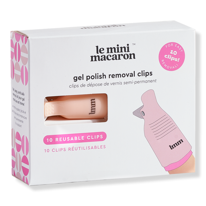 Le Mini Macaron Reusable Gel Polish Removal Clips #1