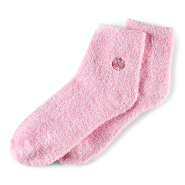 Earth Therapeutics Pink Aloe Moisture Socks #3