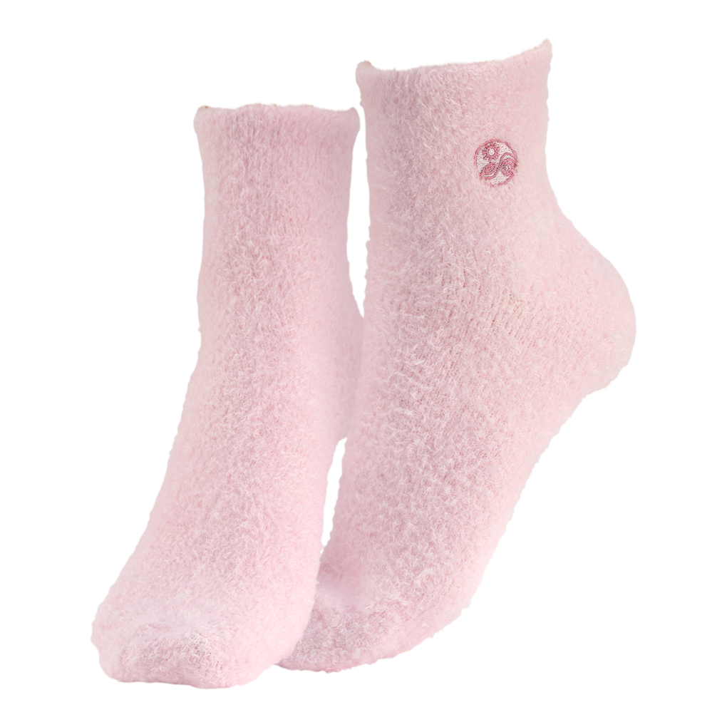 Moisturizing Socks and Gloves Set, Purple Fuzzy Socks and Gloves with Aloe  and Vitamin E for Women