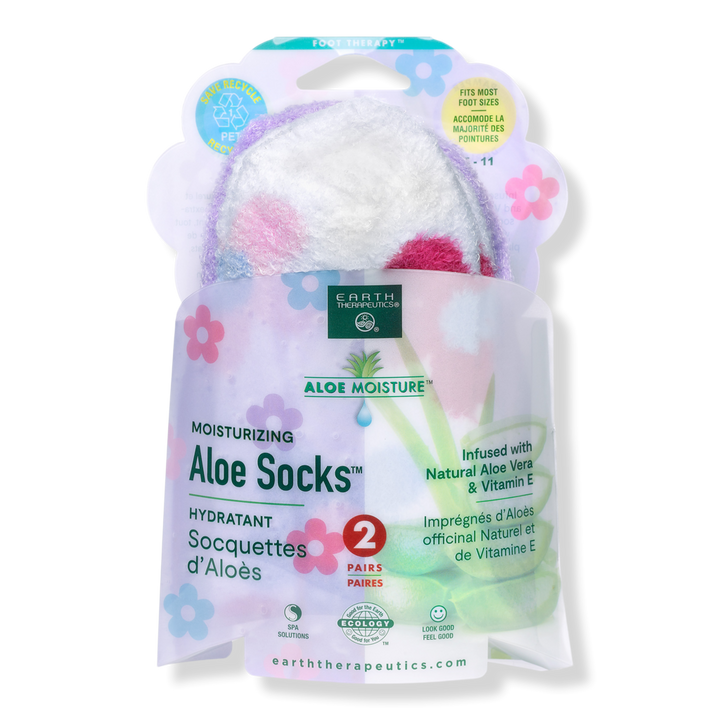 Earth Therapeutics Lavender Aloe Moisture Socks #1