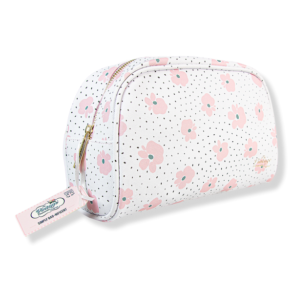 in House Bag Petal Pink Check Cosmetic Pouch