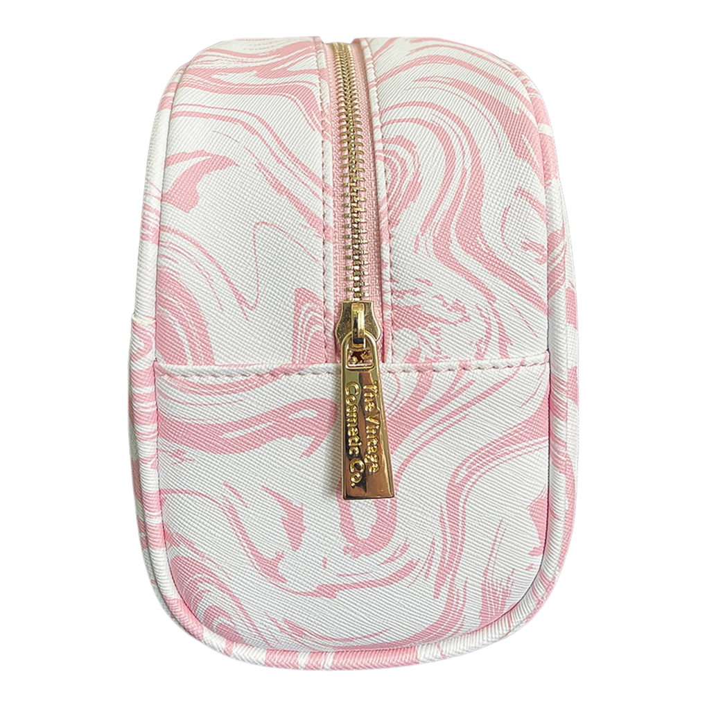 The Vintage Cosmetic Company Marble Print Make-Up Bag